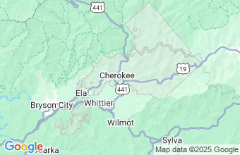 Map of Cherokee