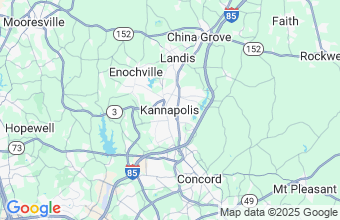 Map of Kannapolis