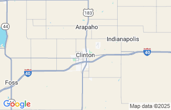 Map of Clinton