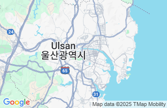 Map of Ulsan Mtropolitan