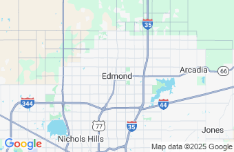 Map of Edmond