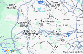Map of Tachikawa