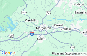 Map of Morganton