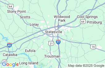 Map of Statesville