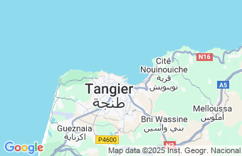 Map of Tangier