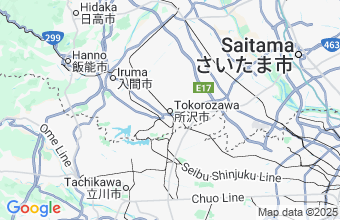 Map of Tokorozawa
