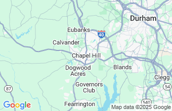 Map of Chapel Hill