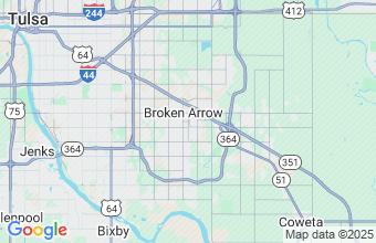 Map of Broken Arrow