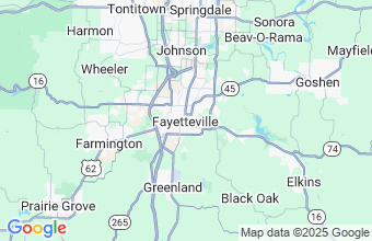 Map of Fayetteville