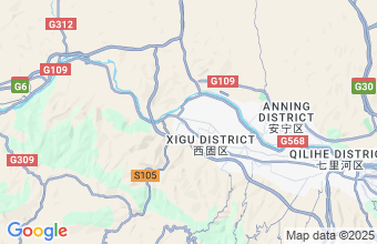 Map of Lanzhou