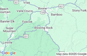 Map of Blowing Rock