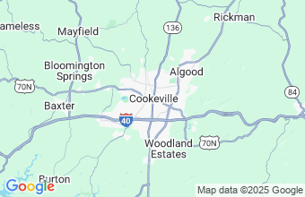 Map of Cookeville