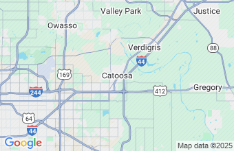 Map of Catoosa