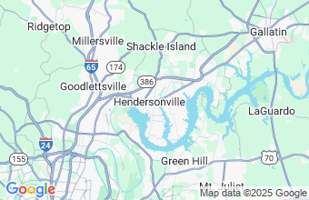 Map of Hendersonville