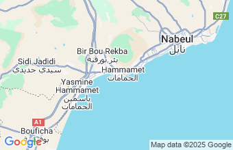 Map of Hammamet