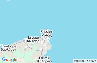 Map of Rhodos