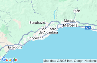 Map of San Pedro De Alcantara