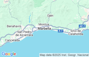 Map of Marbella