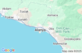 Map of Alanya