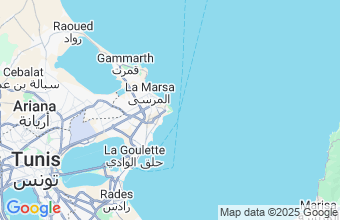 Map of Sidi Bou Saïd