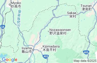 Map of Nozawaonsen