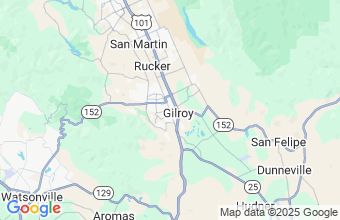 Map of Gilroy