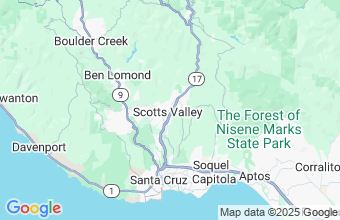 Map of Scotts Valley