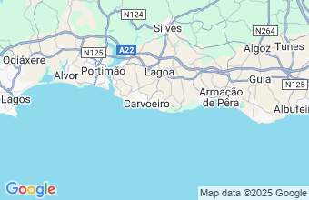 Map of Carvoeiro