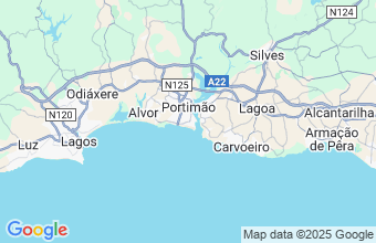Map of Praia Da Rocha