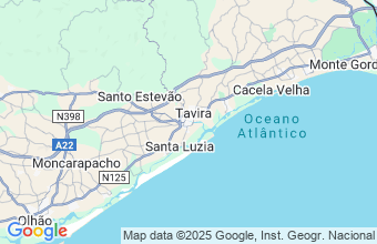 Map of Tavira