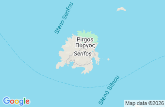 Map of Serifos Island