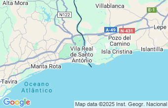 Map of Vila Real Santo Antonio
