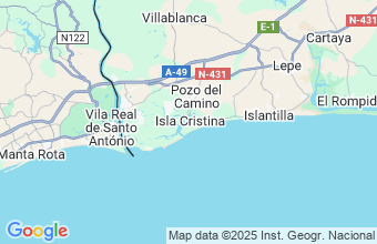 Map of Isla-Cristina