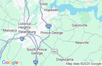 Map of Prince George
