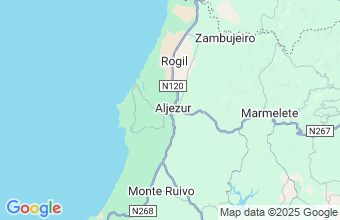 Map of Aljezur