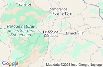 Map of Priego De Cordoba