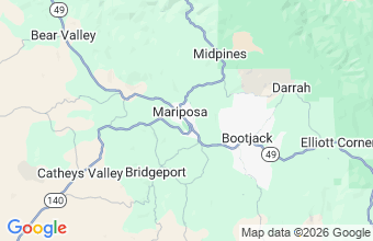 Map of Mariposa