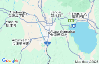 Map of Aizuwakamatsu