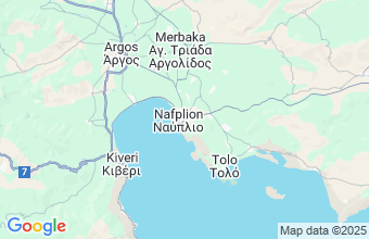 Map of Nafplion