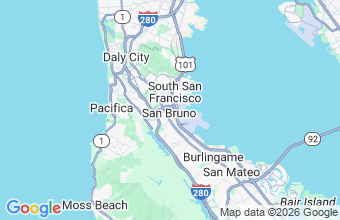 Map of San Bruno