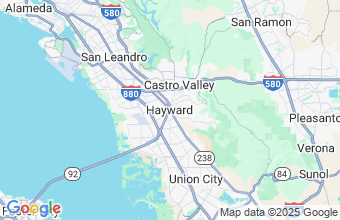 Map of Hayward
