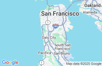 Map of Daly City