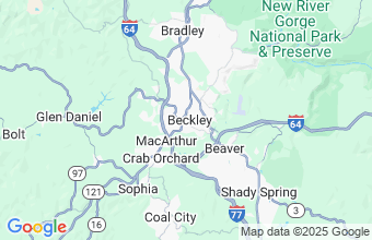 Map of Beckley