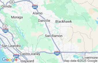 Map of San Ramon