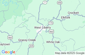 Map of West Liberty