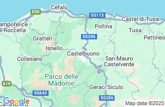 Map of Castelbuono