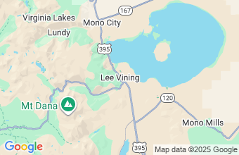 Map of Lee Vining
