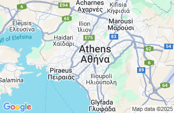 Map of Athens Attica