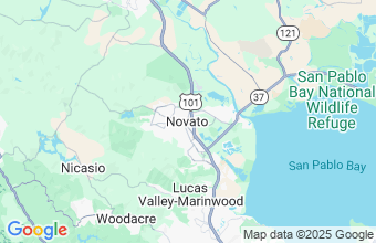 Map of Novato