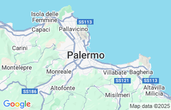 Map of Palermo